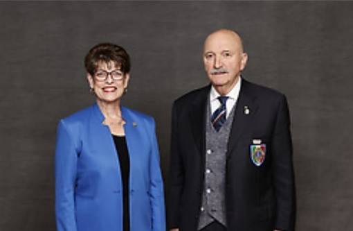 Oscar Bielli presso la sede Lions di Chicago Oscar Bielli presso la sede Lions di Chicago