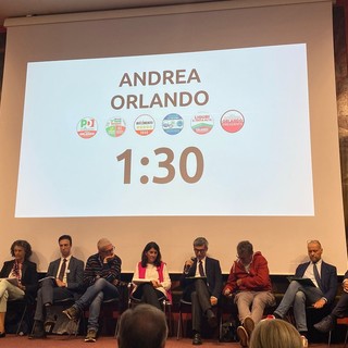 Confronto Regionali, Andrea Orlando non si risparmia: "Non c’è democrazia senza partecipazione e non c’è dove c’è mafia"