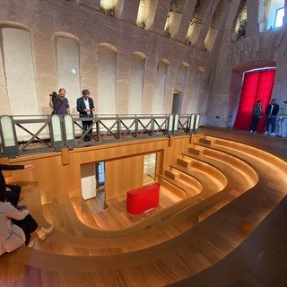 Palazzo Ducale sfoggia il suo nuovo look e apre le porte a un nuovo spazio: il Piccolo Teatro (Foto e Video)