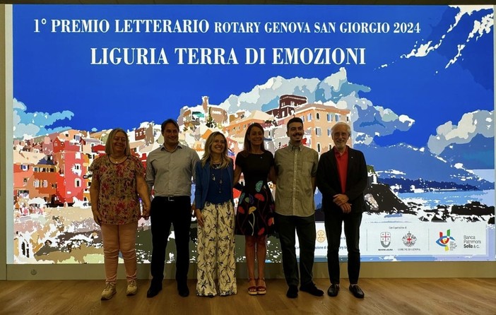 Si alza il sipario sul primo premio letterario “Rotary Genova San Giorgio – Liguria Terra di Emozioni” Si alza il sipario sul primo premio letterario “Rotary Genova San Giorgio – Liguria Terra di Emozioni”
