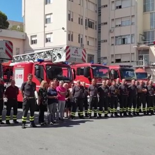 Commemorazione vittime: l'omaggio delle sirene dei pompieri (VIDEO)