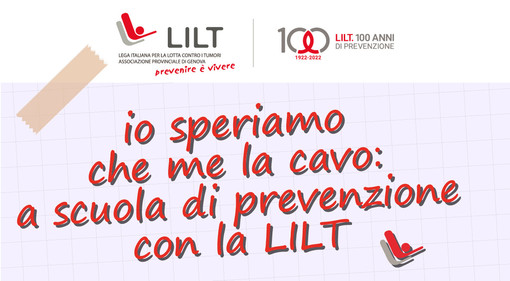 "Io speriamo che me la cavo": incontro sulla prevenzione oncologica con LILT