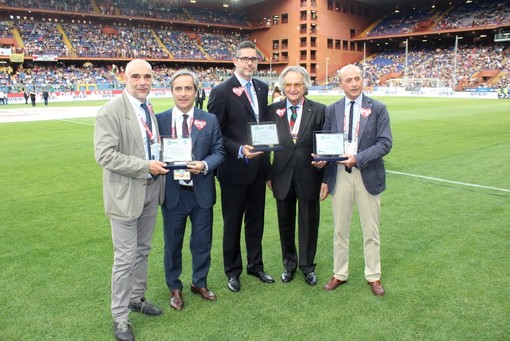 Partita del Cuore, il riconoscimento di Confesercenti ad Airc, Gaslini e Costa Crociere