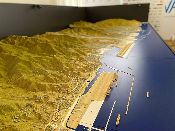Il plastico di Genova 2030 nato durante la Giunta Bucci Il plastico di Genova 2030 nato durante la Giunta Bucci