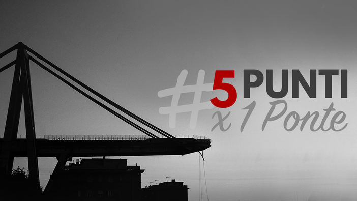 "5 Punti per un ponte": la petizione online per modificare il Decreto Genova "5 Punti per un ponte": la petizione online per modificare il Decreto Genova