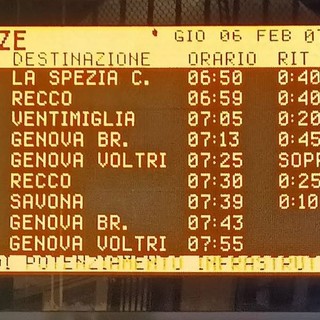 Guasto treno merci tra Arenzano e Cogoleto, ritardi e cancellazioni in tutta la Liguria Guasto treno merci tra Arenzano e Cogoleto, ritardi e cancellazioni in tutta la Liguria
