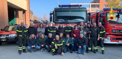 Pompieri: il Capo Reparto Franco Umanità va in pensione dopo 40 anni di servizio