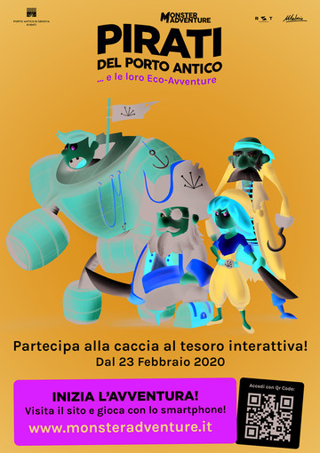 Carnevale al Porto Antico: arrivano le eco-avventure dei pirati Carnevale al Porto Antico: arrivano le eco-avventure dei pirati