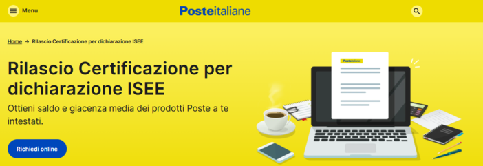 Poste italiane: a Genova è possibile richiedere online  i documenti utili per l’Isee 2026