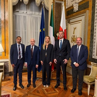 Salis incontra a Palazzo Tursi il sindaco di Kharkiv: "Genova vicina al popolo ucraino" Salis incontra a Palazzo Tursi il sindaco di Kharkiv: "Genova vicina al popolo ucraino"