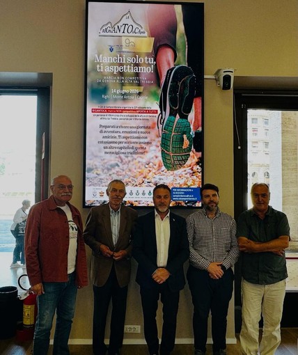Presentata la 22esima edizione della marcia non competitiva "Rigantoca" domenica 14 giugno da Sampierdarena Presentata la 22esima edizione della marcia non competitiva "Rigantoca" domenica 14 giugno da Sampierdarena