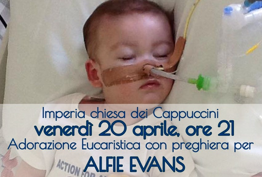 Veglie di preghiera per Alfie Evans di oggi e domani in Liguria