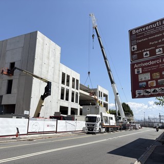 Lo stato attuale dei cantieri dell'ex Verrina (foto da SuPra'Tutto)