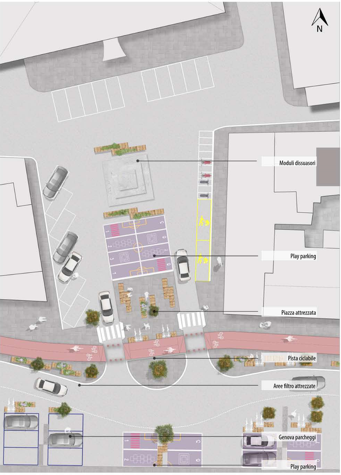 Progetto per piazza del Monastero Progetto per piazza del Monastero