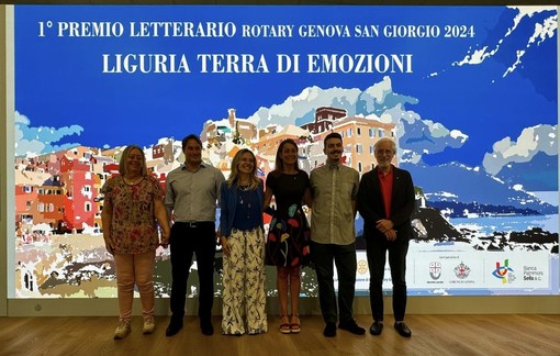 Si alza il sipario sul primo premio letterario “Rotary Genova San Giorgio – Liguria Terra di Emozioni” Si alza il sipario sul primo premio letterario “Rotary Genova San Giorgio – Liguria Terra di Emozioni”
