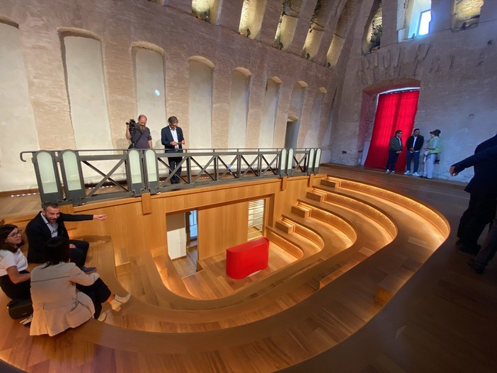 Palazzo Ducale sfoggia il suo nuovo look e apre le porte a un nuovo spazio: il Piccolo Teatro (Foto e Video)