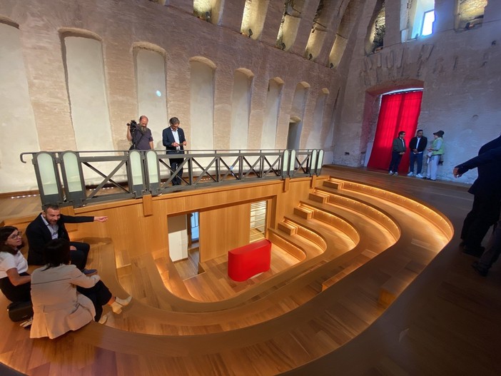 Palazzo Ducale sfoggia il suo nuovo look e apre le porte a un nuovo spazio: il Piccolo Teatro (Foto e Video)