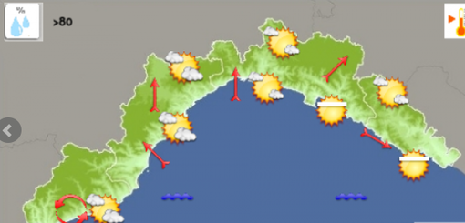 Meteo: giornata in gran parte soleggiata su genovese e Levante