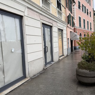 L'ex sede di 'Prima Donna', negozio di calzature