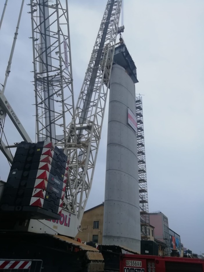 Nuovo Ponte per Genova: varato il concio da 100 tonnellate della pila 10