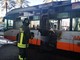 Acquario: bus Amt prende fuoco, intervento dei pompieri (VIDEO)