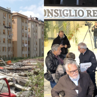 Cittadini di Certosa, Sampierdarena e Fegino protestano davanti alla sede di Regione: “Più coinvolgimento sui progetti”