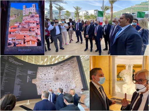 La visita al padiglione Italia apre la giornata di Regione Liguria a Expo Dubai tra nautica, turismo e futuro (Foto)
