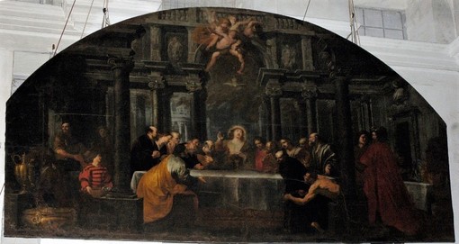 Antico dipinto torna a splendere: restaurata 'L'ultima cena' di Orazio De Ferrari Antico dipinto torna a splendere: restaurata 'L'ultima cena' di Orazio De Ferrari