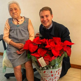Gli auguri del Municipio Valpolcevera alla partigiana Nina Bardelle &quot;Fioretto&quot;