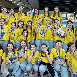 Nuoto artistico, pioggia di medaglie per la Rapallo Nuoto al Trofeo "Piccole Donne"