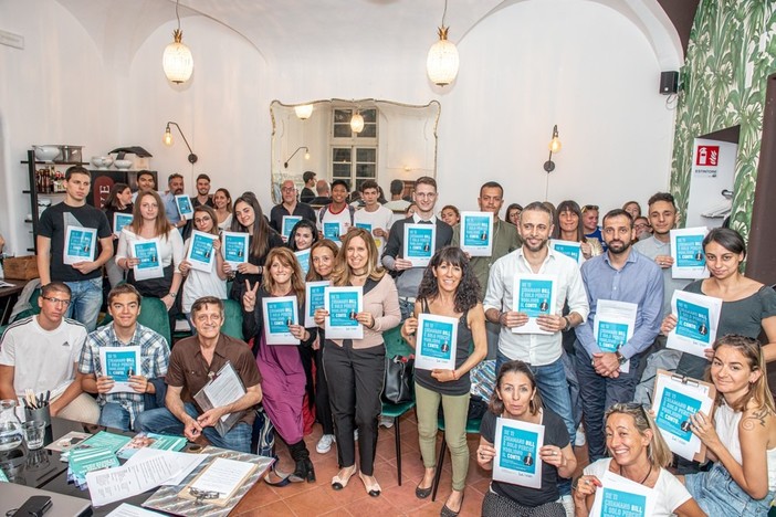 Torta di riso INfinita con LabStory & Enrique Balbontin ieri al Porto Antico Torta di riso INfinita con LabStory & Enrique Balbontin ieri al Porto Antico