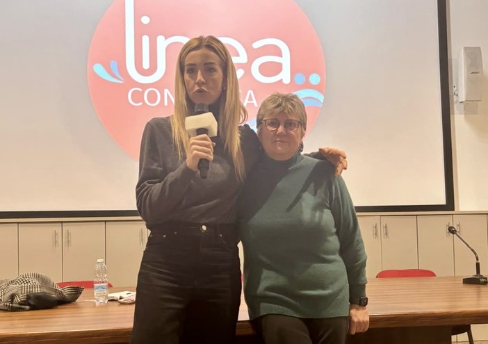 Rossella D'Acqui (Linea Condivisa) con Silvia Salis