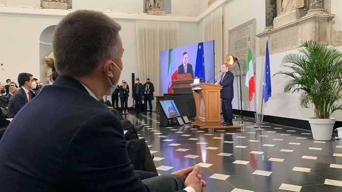 Draghi a Genova, Rixi (Lega): "Caro energia frena bandi opere, premier tocca con mano"