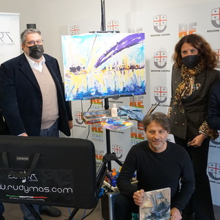 Performance inedita in Regione da parte del Beatartist Rudy Mascheretti (FOTO E VIDEO)