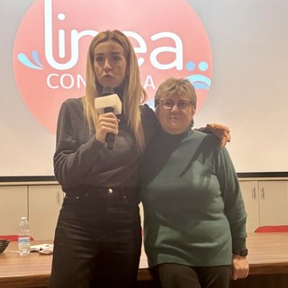 Rossella D'Acqui (Linea Condivisa) con Silvia Salis