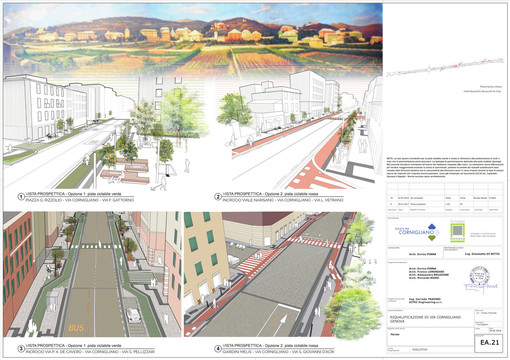 Parte il restyling di via Cornigliano Parte il restyling di via Cornigliano