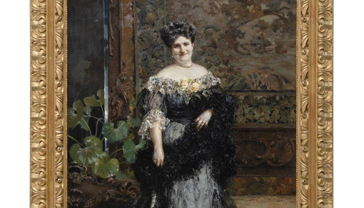 Il ritratto inedito di Julia Lavarello Anselmo di Vincenzo Irolli sarà esposto per la prima volta alla GAM