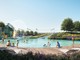 Un render di come sarà il parco acquatico sulla Fascia di Rispetto di Pra'