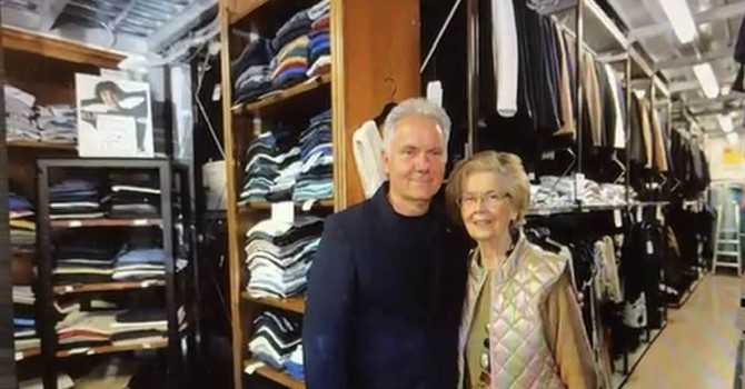 Renato Debenedetti e sua mamma Rita Demartini, le anime di TessilModa Renato Debenedetti e sua mamma Rita Demartini, le anime di TessilModa