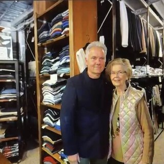 Renato Debenedetti e sua mamma Rita Demartini, le anime di TessilModa