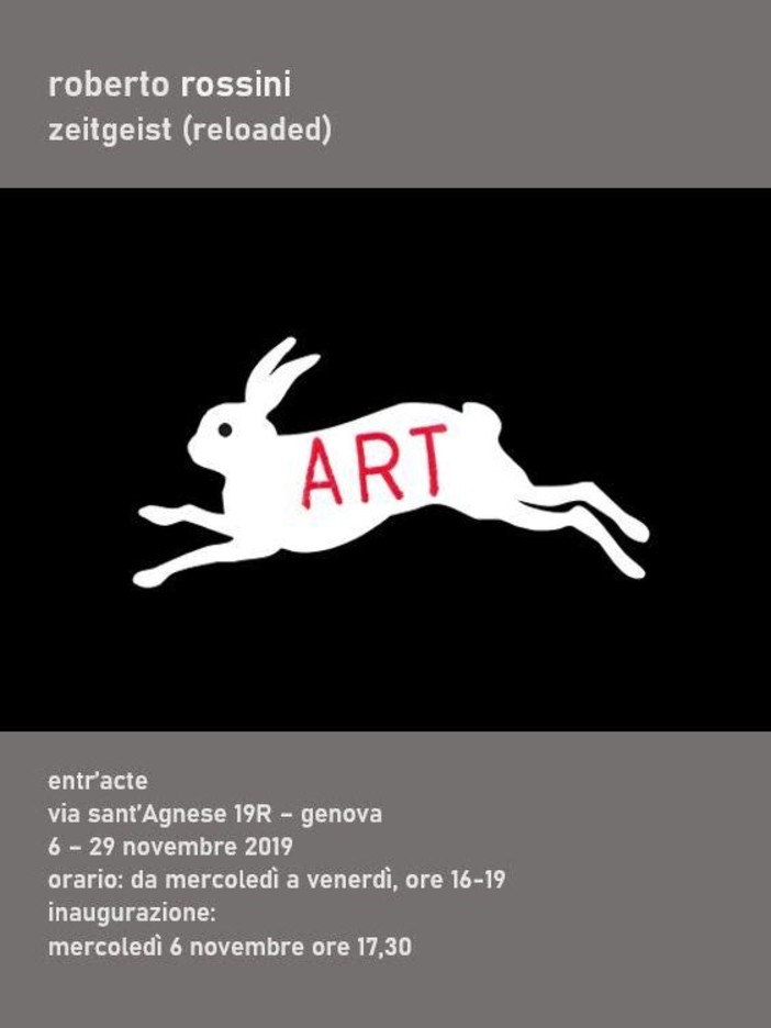 Box zeitgeist, la personale di Roberto Rossini in mostra a Entr'acte Box zeitgeist, la personale di Roberto Rossini in mostra a Entr'acte