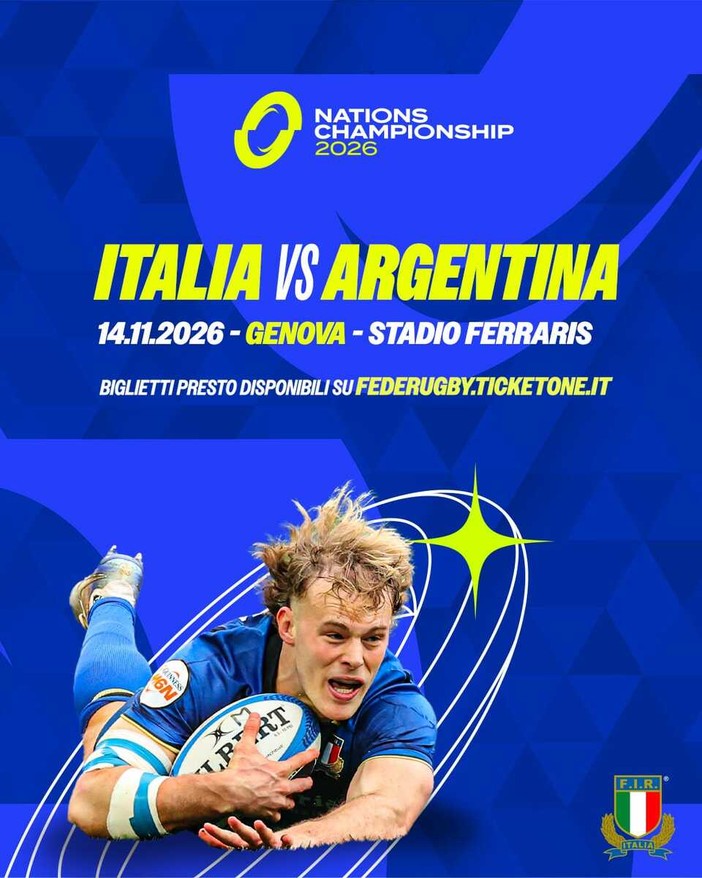 Il grande rugby torna al Ferraris: sfida stellare tra Italia e Argentina