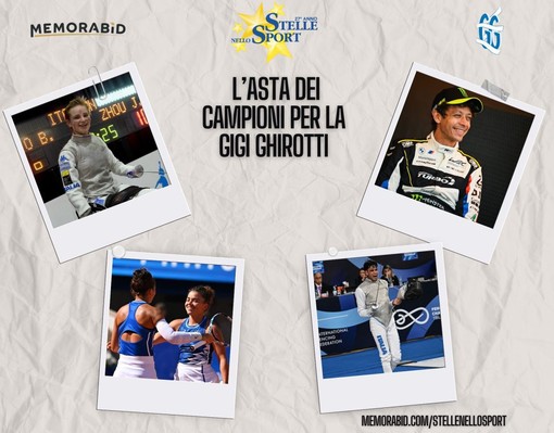 Stelle nello Sport, ultima asta dei campioni per la Gigi Ghirotti: su Memorabid i cimeli di Bebe Vio, Paolini ed Errani