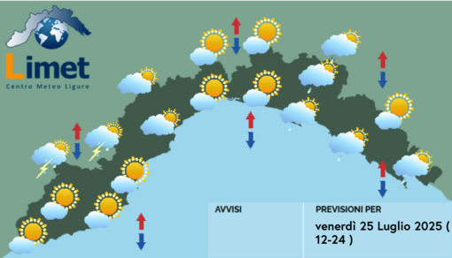Meteo, al mattino rovesci e qualche temporale sui versanti padani centro-occidentali Meteo, al mattino rovesci e qualche temporale sui versanti padani centro-occidentali