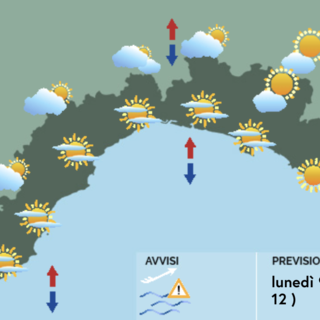 Meteo, inizio settimana con nuvolosità in aumento sulla regione