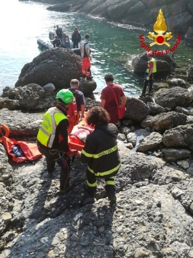 Portofino: escursionista ferita, soccorsa e trasportata col gommone