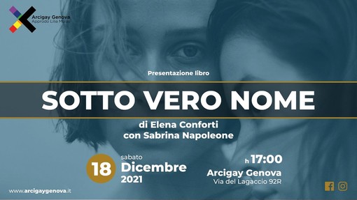 Presentazione del libro “Sotto vero nome” di Elena Conforti presso l'Arcigay di Genova Presentazione del libro “Sotto vero nome” di Elena Conforti presso l'Arcigay di Genova