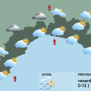 Meteo, nuvole e vento sulla Liguria, ma senza pioggia