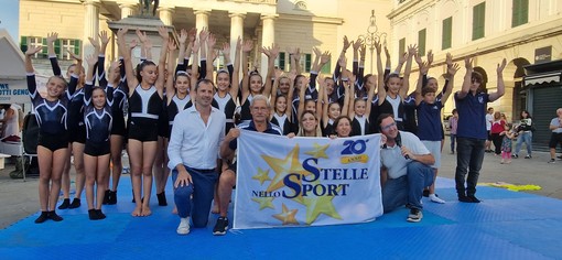 Stelle nello Sport in piazza al fianco della Gigi Ghirotti Stelle nello Sport in piazza al fianco della Gigi Ghirotti