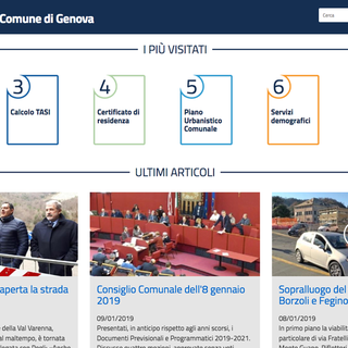 Il Comune cambia faccia sulla rete: online il nuovo sito dell'amministrazione genovese